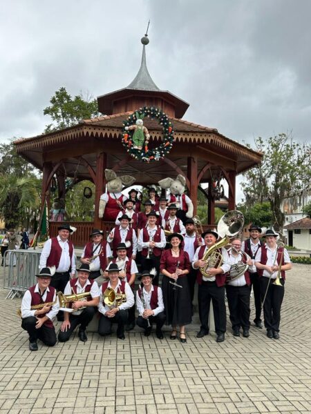 Banda Treml celebra 110 anos concerto em São Bento do Sul