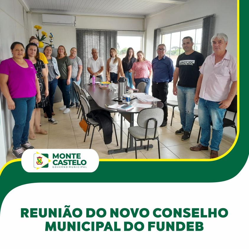 REUNIÃO DO NOVO CONSELHO DO FUNDEB