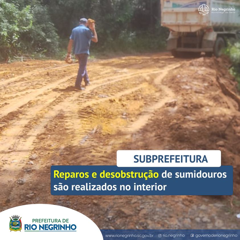 A Subprefeitura segue realizando trabalhos de reparo e manutenção no interior