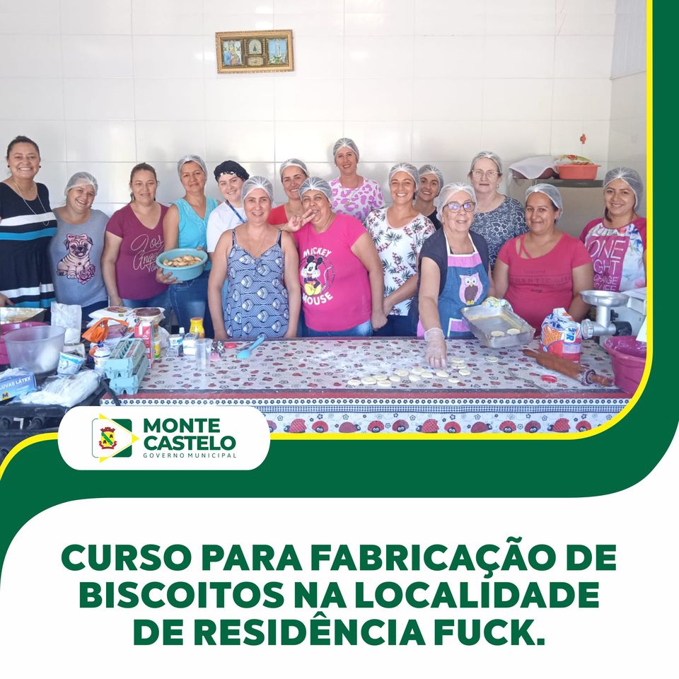 CURSO DE FABRICAÇÃO DE BISCOITOS