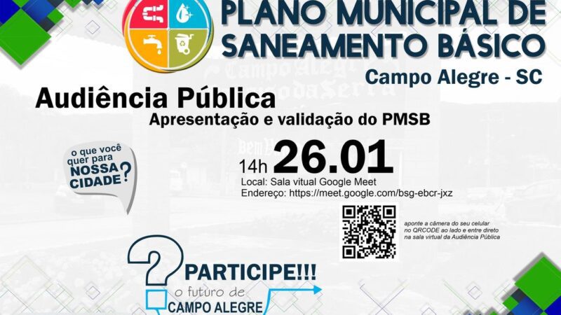 PLANO MUNICIPAL DE SANIAMENTO BÁSICO