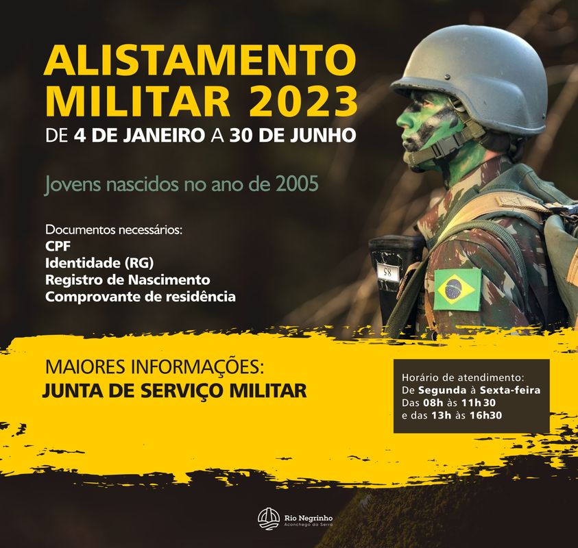 ALISTAMENTO MILITAR.