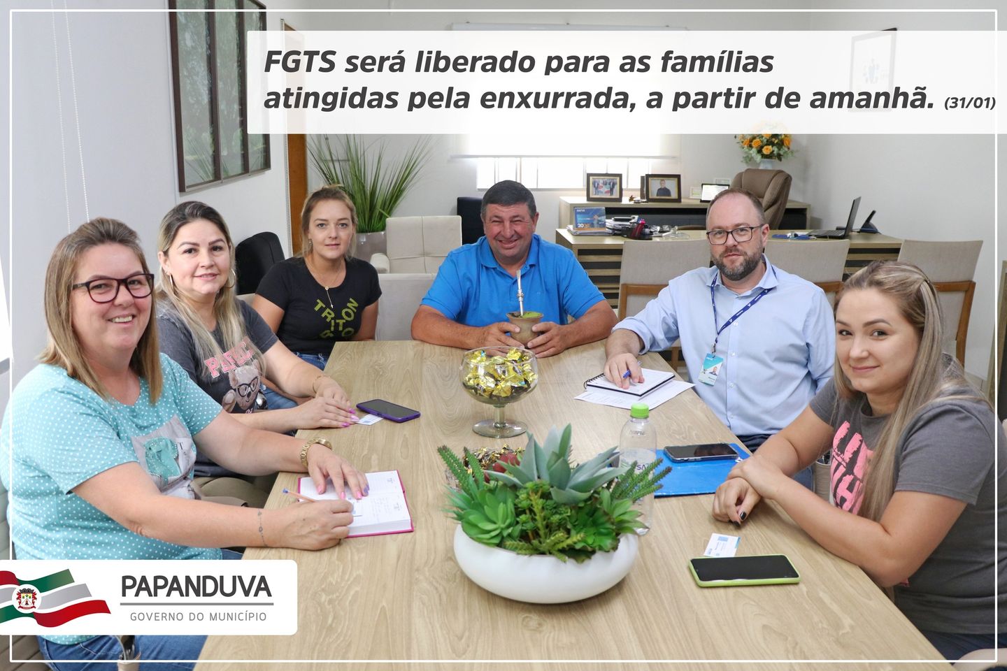 FGTS SERÁ LIBERADO PARA AS FAMÍLIAS ATINGIDAS PELAS ENXURRADAS