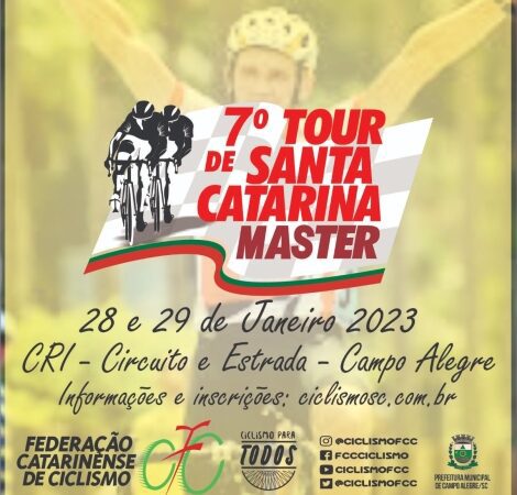 Campo Alegre irá sediar etapa da 7º Tour de Santa Catarina Master