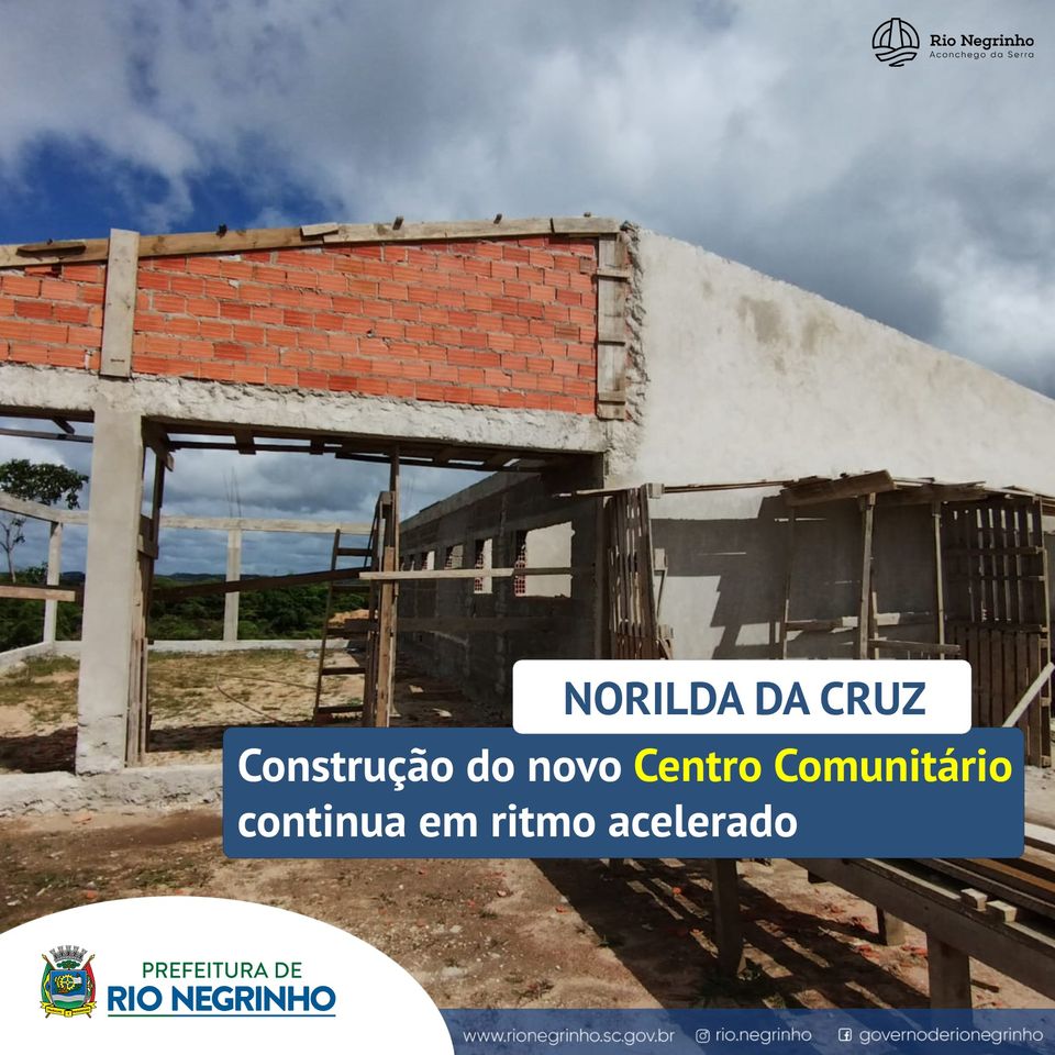 Obras de construção do novo Centro Comunitário no Assentamento Norilda da Cruz seguem em ritmo acelerado!