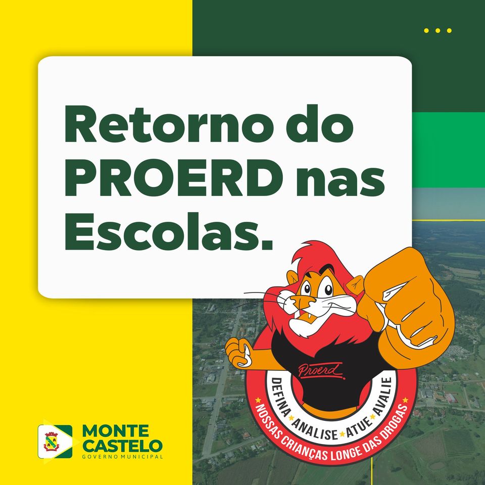 INÍCIO DO PROERD: SECRETÁRIO DE EDUCAÇÃO E CULTURA ASSINA PROTOCOLO PARA O RETORNO DO PROGRAMA NAS ESCOLAS DO MUNICÍPIO.