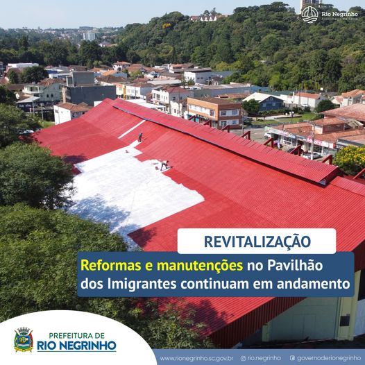 As obras no Pavilhão dos Imigrantes continuam!