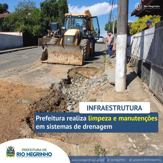 PREFEITURA REALIZA LIMPEZA E MANUTENÇÕES EM SISTEMAS DE DRENAGEM.