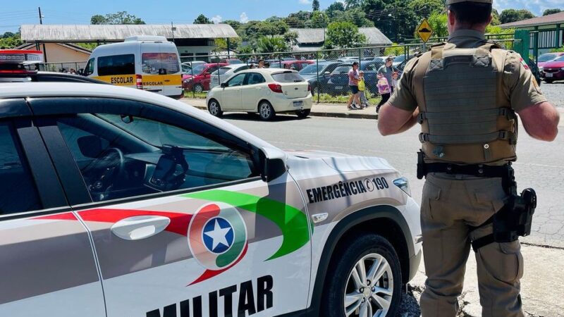 23º BATALHÃO REALIZA OPERAÇÃO VOLTA ÀS AULAS NOS MUNICÍPIOS DE SÃO BENTO DO SUL, RIO NEGRINHO E CAMPO ALEGRE