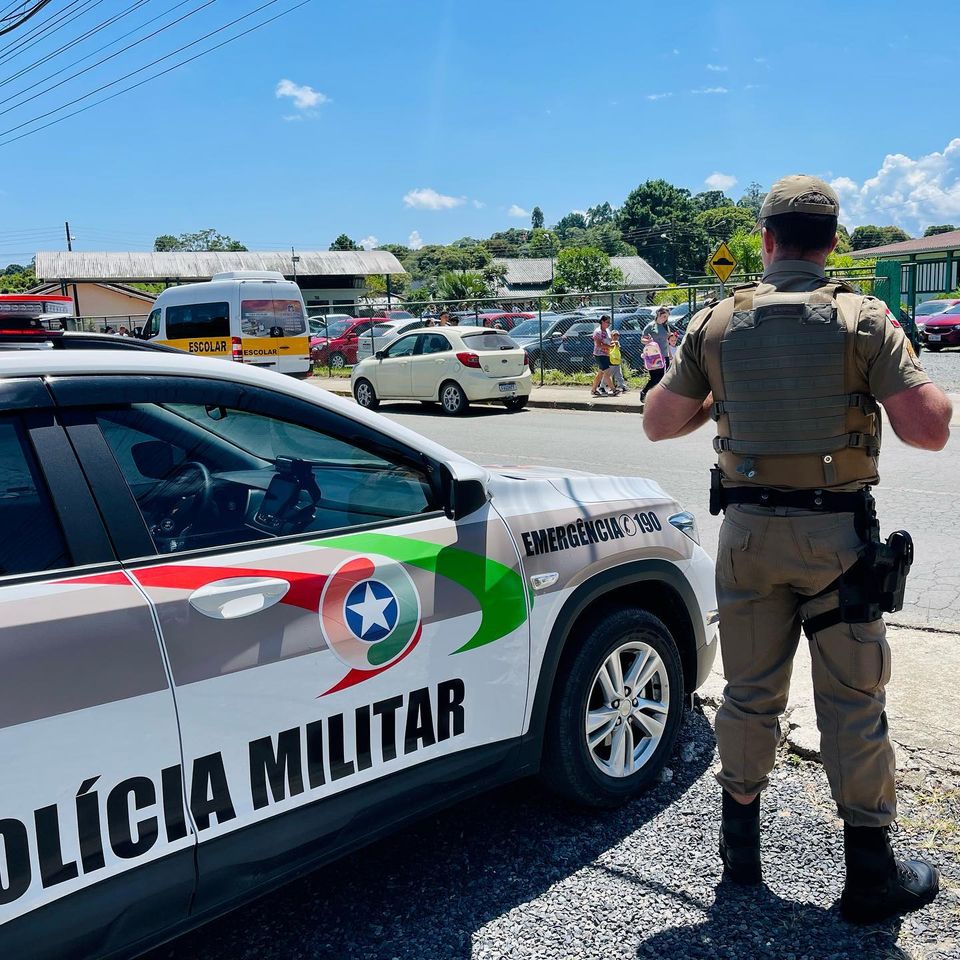 23º BATALHÃO REALIZA OPERAÇÃO VOLTA ÀS AULAS NOS MUNICÍPIOS DE SÃO BENTO DO SUL, RIO NEGRINHO E CAMPO ALEGRE