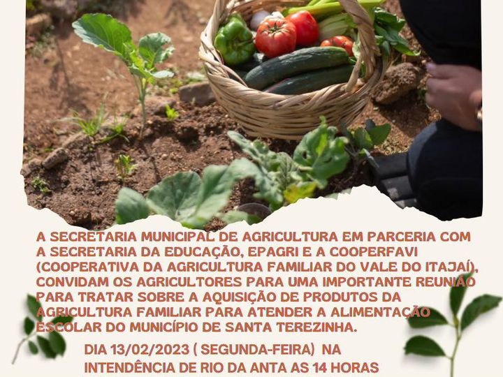 REUNIÃO DOS AGRICULTORES