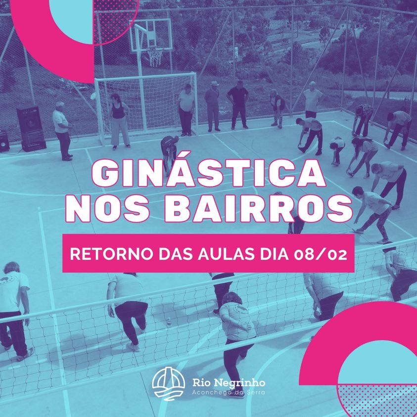 As aulas de Ginástica nos Bairros estão de volta!