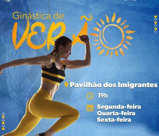 Hoje tem Ginástica de Verão!