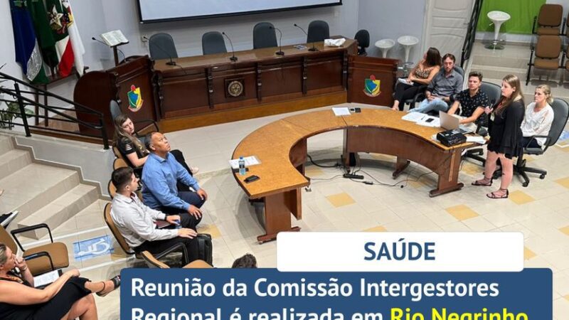 REUNIÃO DA COMISSÃO INTERGESTORES REGIONAL