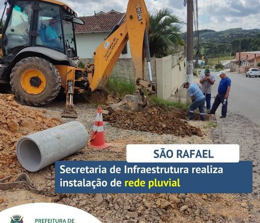 INSTALAÇÃO DE REDE PLUVIAL