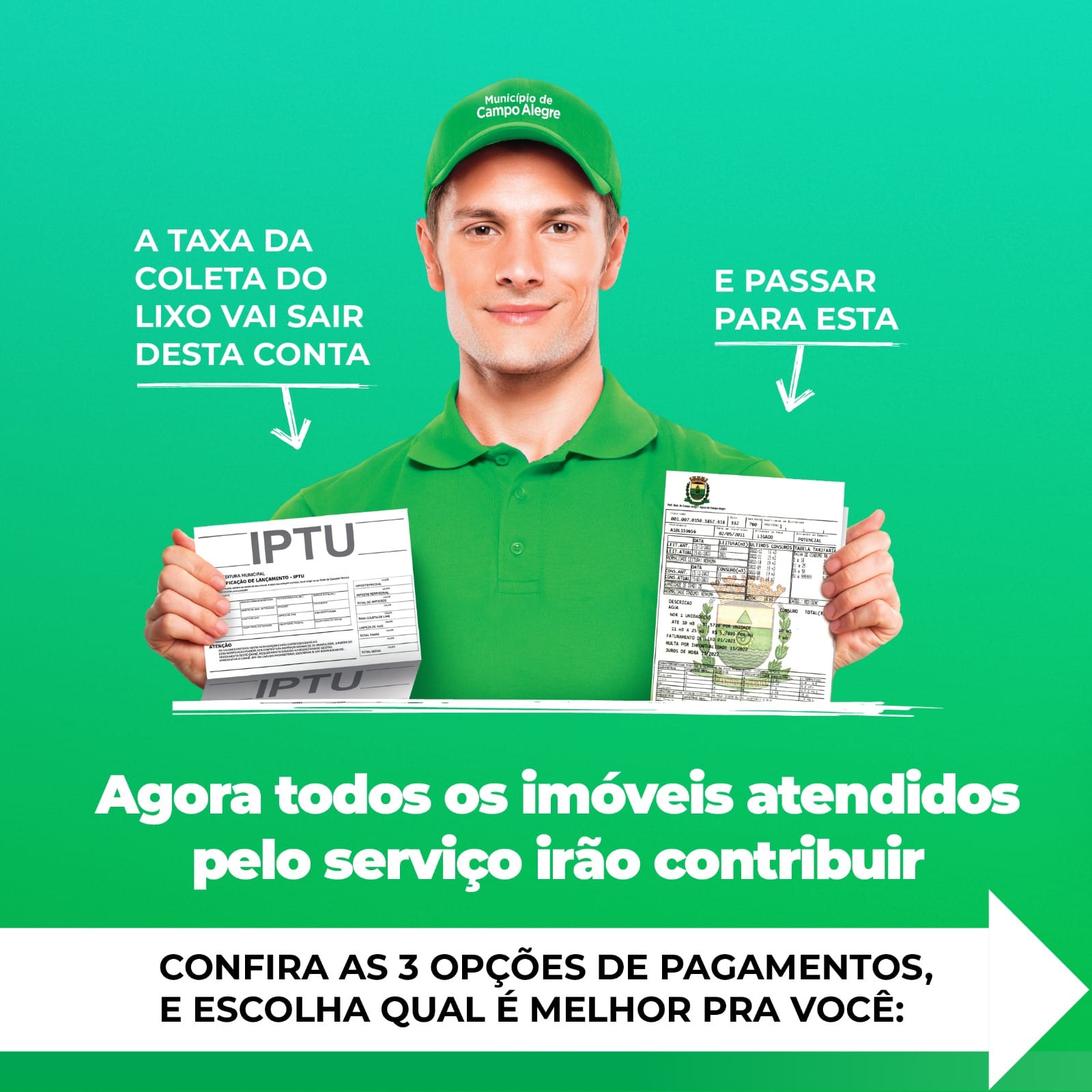 A coleta de lixo MELHOROU em Capo Alegre e a taxa de lixo ficou mais JUSTA!