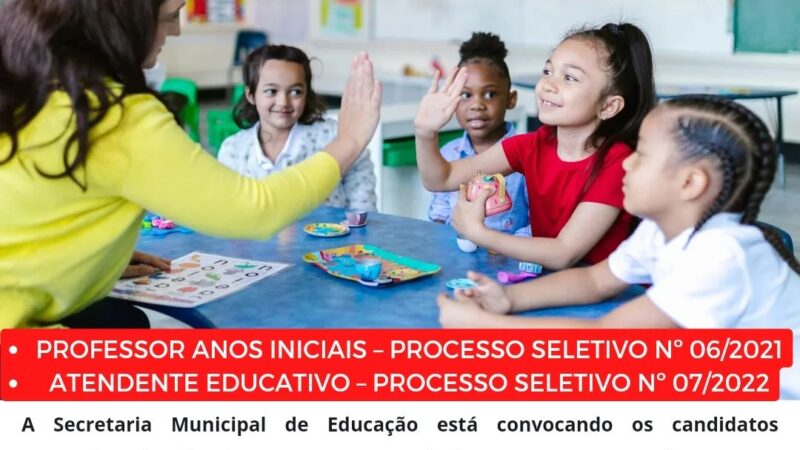 ATENÇÃO! EDITAL DE CONVOCAÇÃO PARA ESCOLHA DE VAGAS Nº 02/2023 – EDUCAÇÃO*