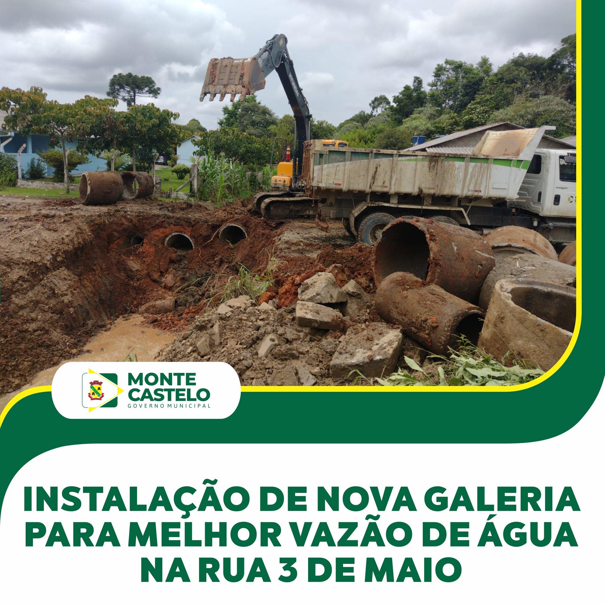 INSTALAÇÃO DE NOVA GALERIA