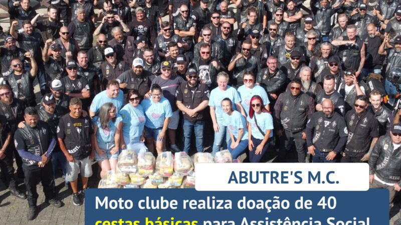 MOTO CLUBE REALIZA DOAÇÃO