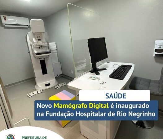 NOVO MAMÓGRAFO DIGITAL É INAUGURADO