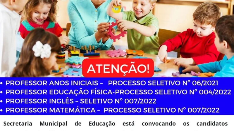 ATENÇÃO! EDITAL DE CONVOCAÇÃO PARA ESCOLHA DE VAGAS Nº 03/2023 – EDUCAÇÃO*