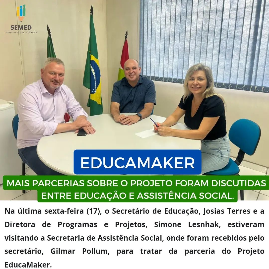 EducaMaker: mais parcerias sobre o projeto foram discutidas entre educação e assistência social