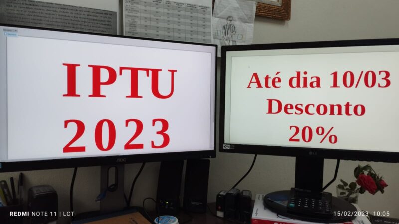 DEFINIDOS OS PRAZOS DE PAGAMENTO E DESCONTO PARA O IPTU EM SANTA TEREZINHA