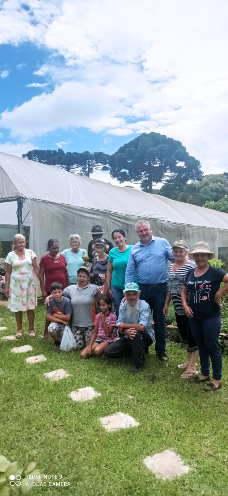 Integração entre os participantes das Hortas Comunitárias