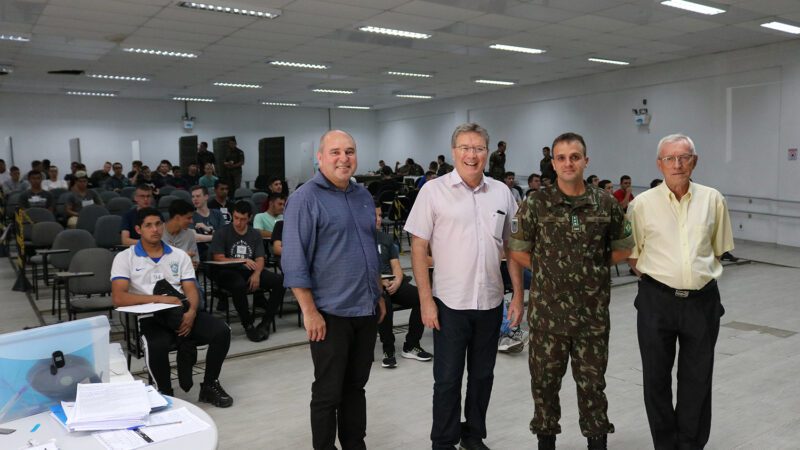 Processo do alistamento militar ocorre nesta quarta-feira