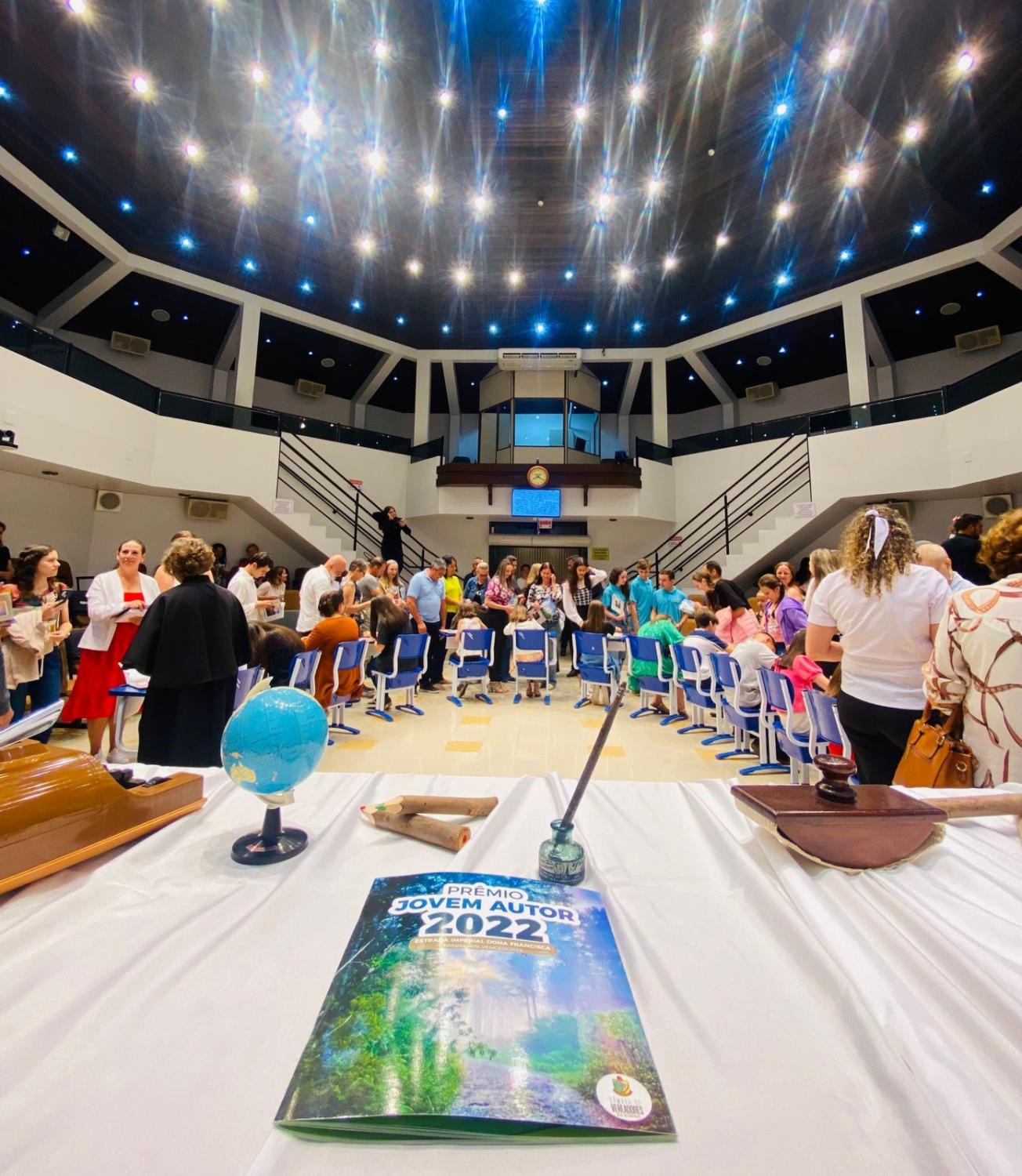 Noite memorável do Prêmio Jovem Autor na Câmara Municipal