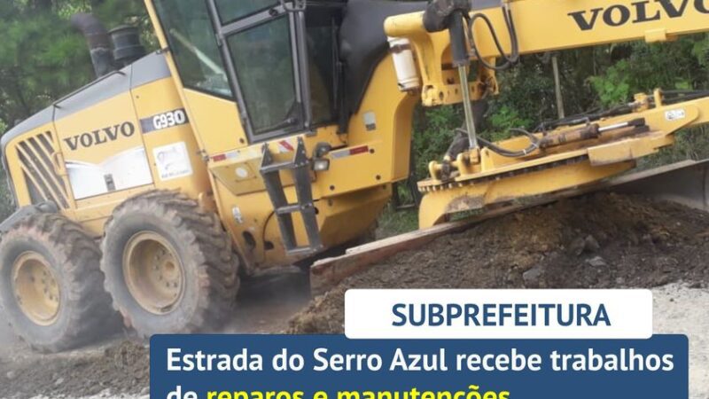 ESTRADA RECEBE REPAROS E MANUTENÇÕES