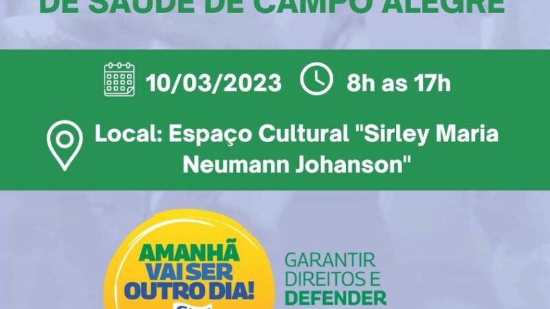 7ª CONFERÊNCIA MUNICIPAL DE SAÚDE DE CAMPO ALEGRE