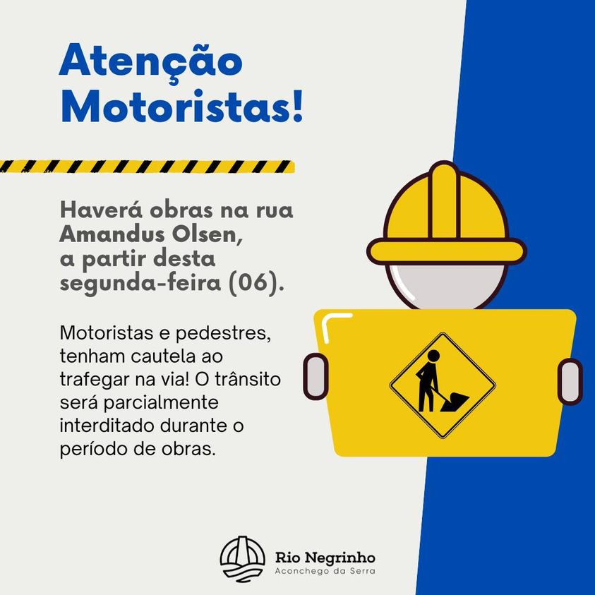 ATENÇÃO MOTORISTAS!