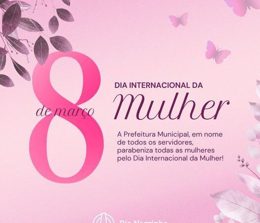 DIA DA MULHER!🌷