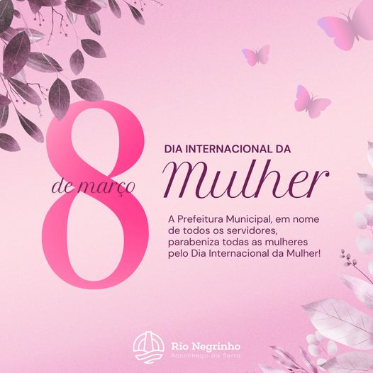 DIA DA MULHER!🌷