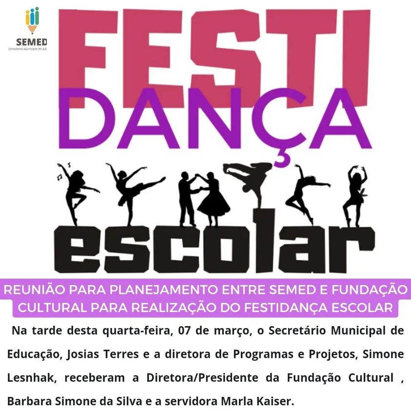 Planejamento para o Festidança Escolar 2023