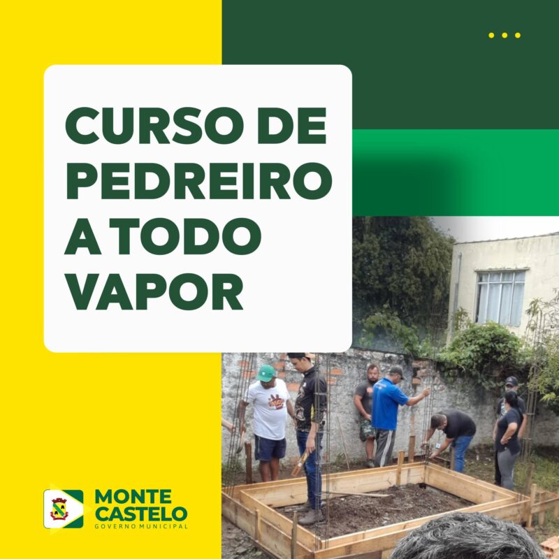 CURSO DE PEDREIRO