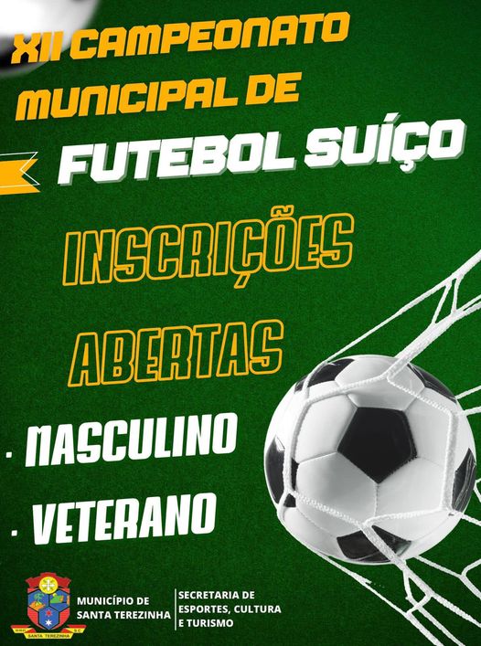 XII CAMPEONATO MUNICIPAL DE FUTEBOL SUIÇO