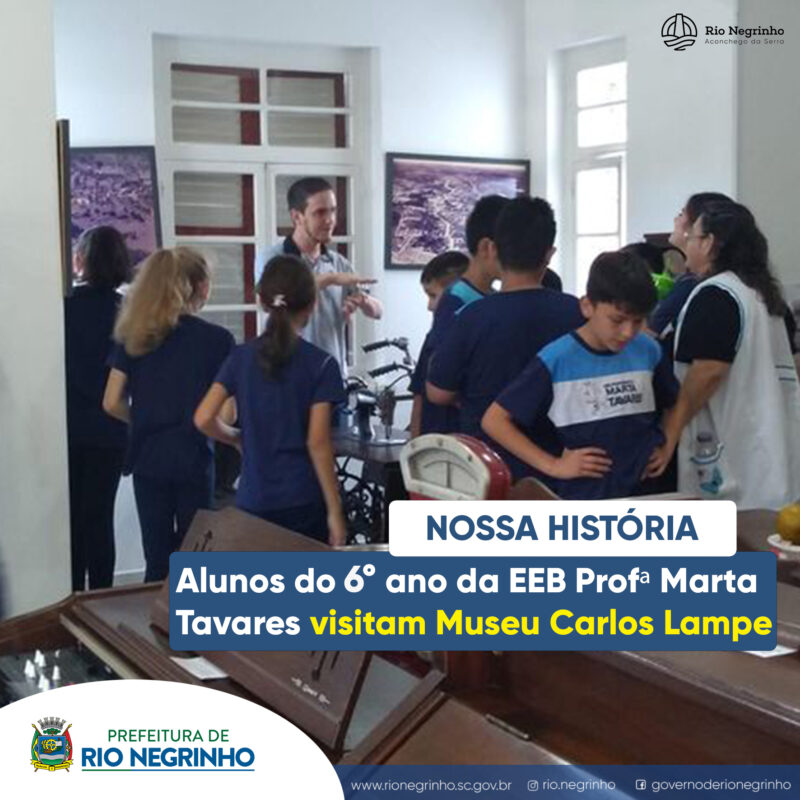 ALUNOS VISITAM MUSEU CARLOS LAMPE