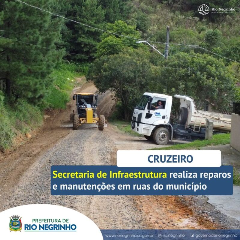 SECRETARIA DE INFRAESTRUTURA REALIZA REPAROS E MANUTENÇÕES