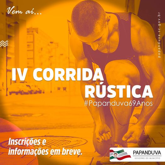 𝑽𝒆𝒎 𝒂𝒊́ 𝒂 #IVCorridaRústica