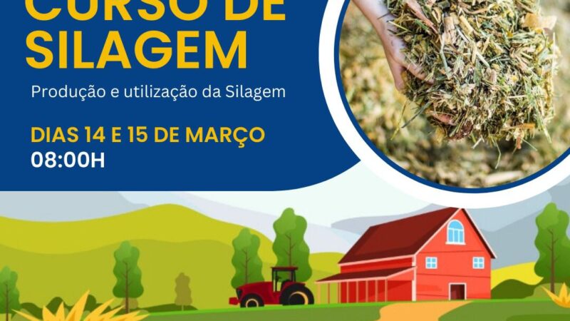 Agricultura promove curso de silagem