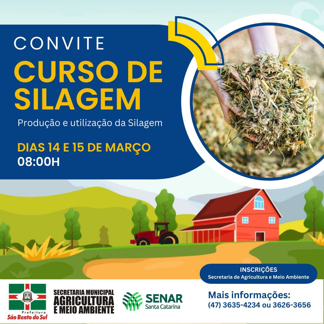 Agricultura promove curso de silagem