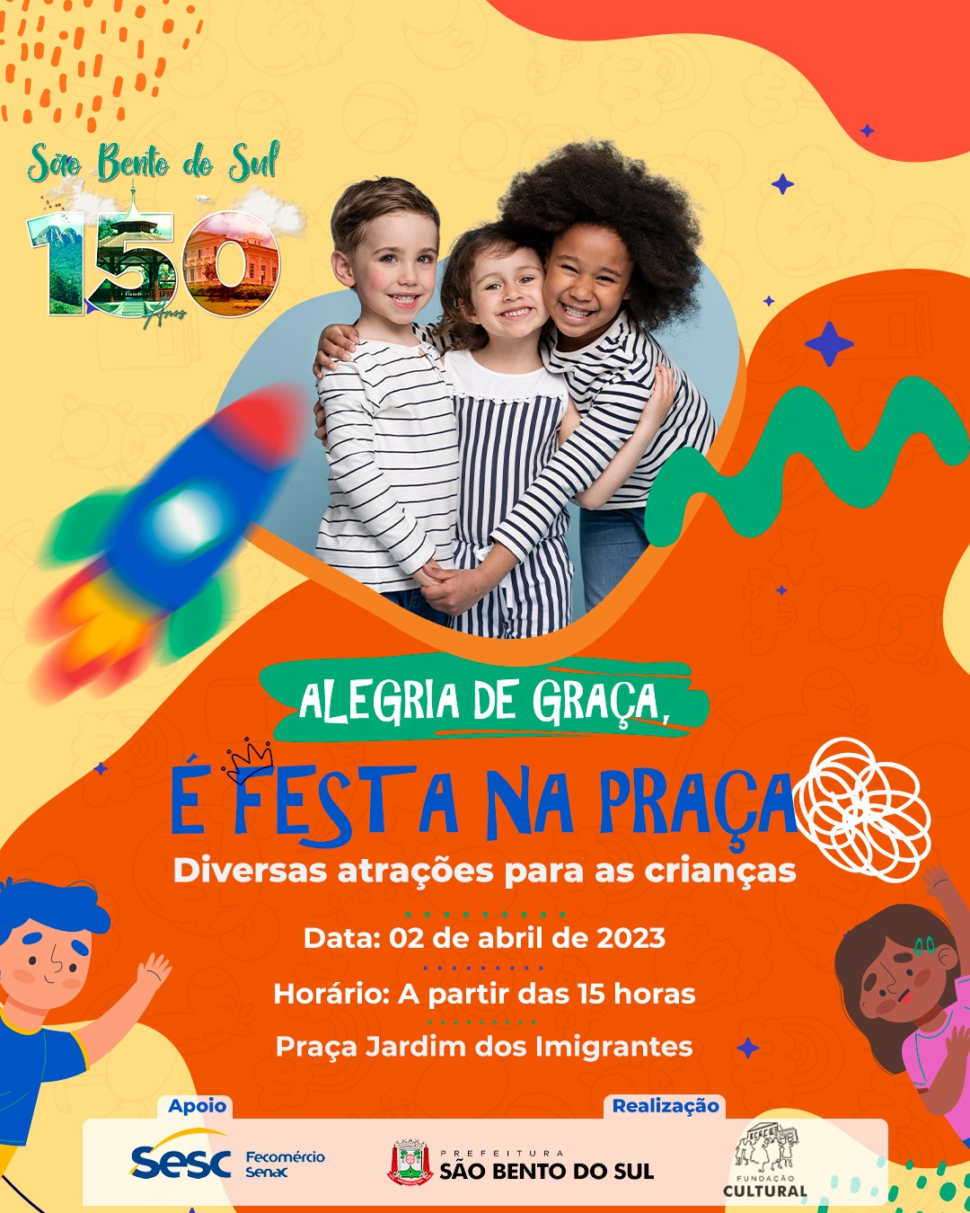 Domingo é dia do “Alegria de Graça, É Festa na Praça”