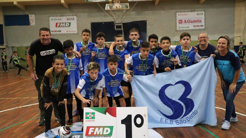 Futsal – Equipes campeãs dos JESC