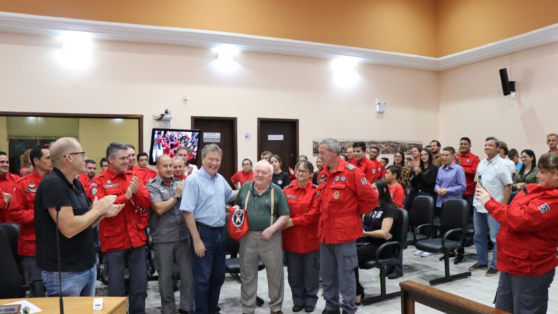 Evento presta homenagem a Bombeiros Voluntários de São Bento do Sul