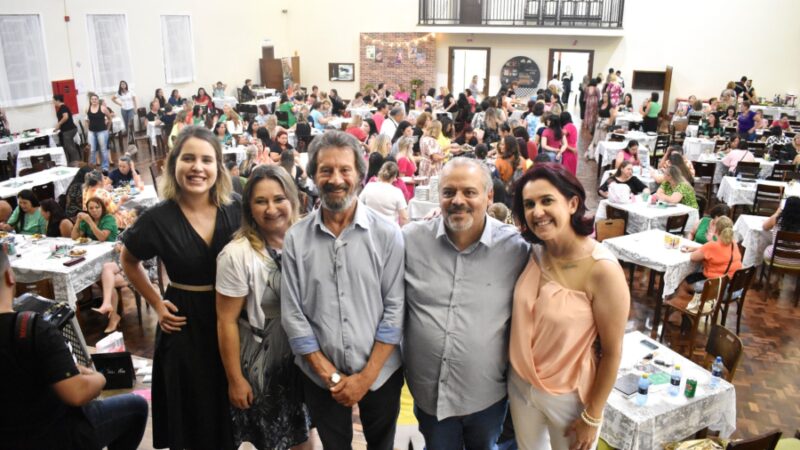 Sócias do Sindicato reunidas para comemorar o Dia da Mulher