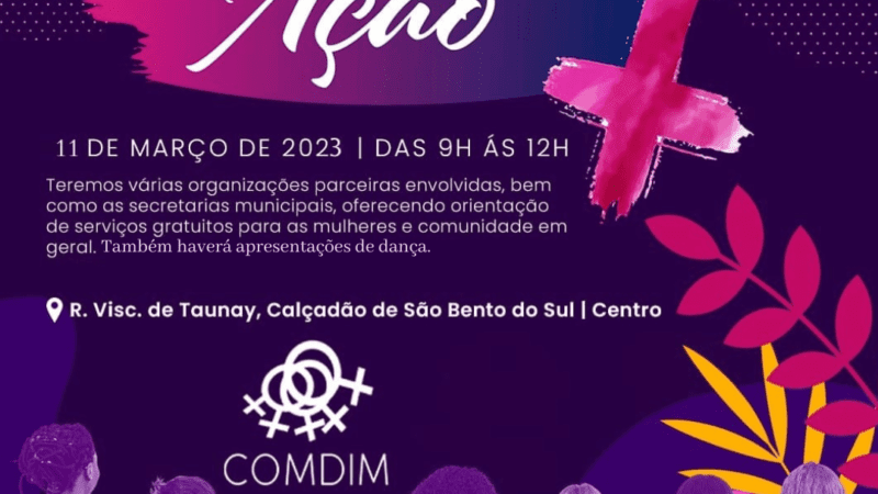 Neste sábado tem “Mulher em Ação”