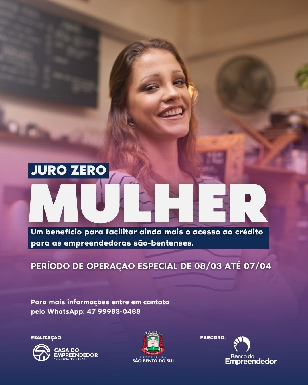 Juro Zero Mulher – programa segue até semana que vem