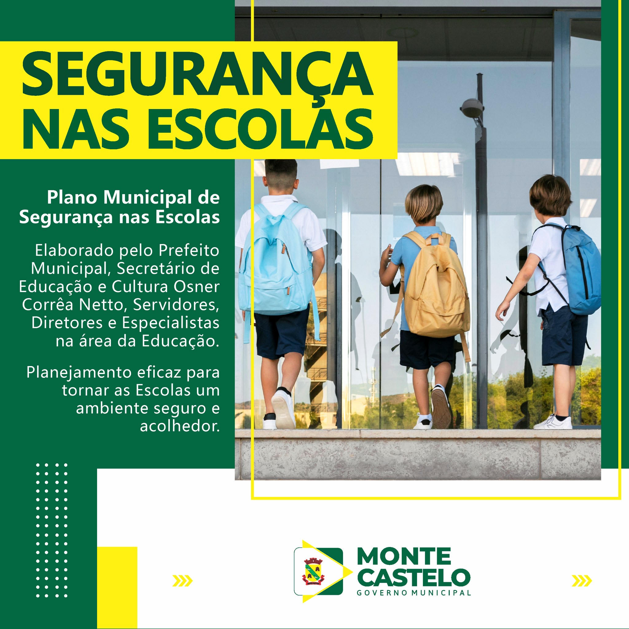 Plano Municipal de Segurança nas Escolas